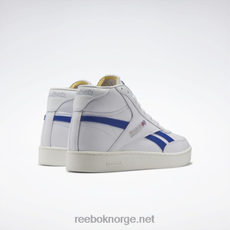 ftwr hvit/kritt/vektorblå 2X42N378 Reebok club c 85 form hi sko - Bilde 4