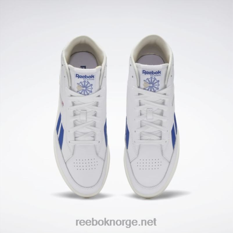 ftwr hvit/kritt/vektorblå 2X42N378 Reebok club c 85 form hi sko - Bilde 6