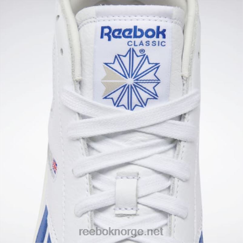 ftwr hvit/kritt/vektorblå 2X42N378 Reebok club c 85 form hi sko - Bilde 8