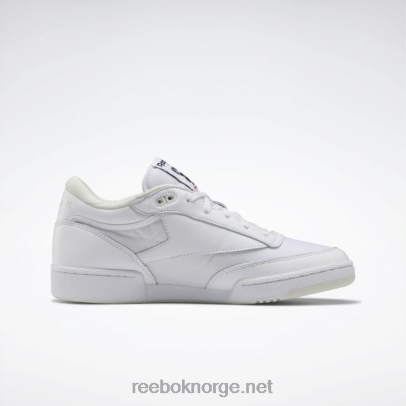 ftwr hvit/morgentåke 2X42N329 Reebok club c 85 mid ii sko - Bilde 2