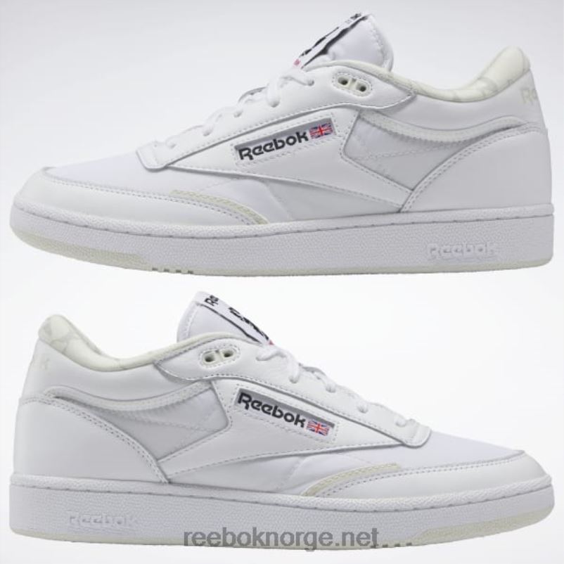 ftwr hvit/morgentåke 2X42N329 Reebok club c 85 mid ii sko - Bilde 9