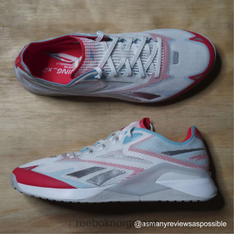 ftwr hvit/neonblå/neon kirsebær 2X42N207 Reebok nano x2 froning treningssko - Bilde 8