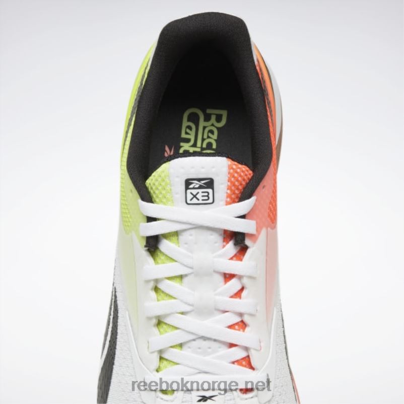 ftwr hvit/oransje fakkel/solsyregul 2X42N25 Reebok nano x3 sko - Bilde 11