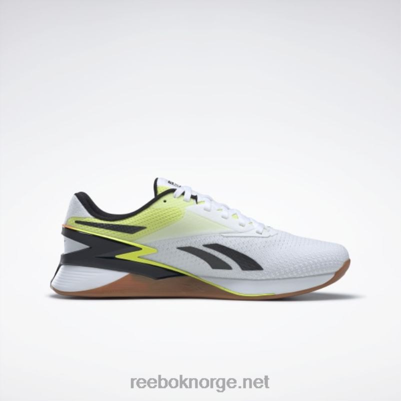 ftwr hvit/oransje fakkel/solsyregul 2X42N25 Reebok nano x3 sko - Bilde 5