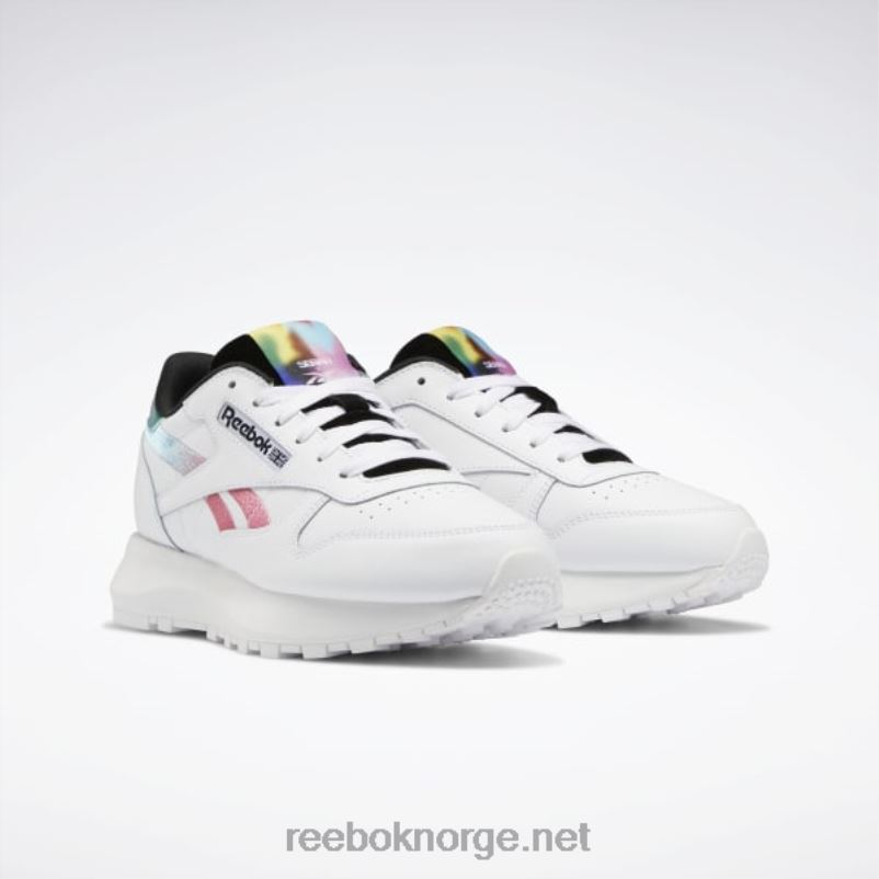 ftwr hvit/prelude lilla/kjerne sort 2X42N244 Reebok nao serati classic leather sp damesko - Bilde 4