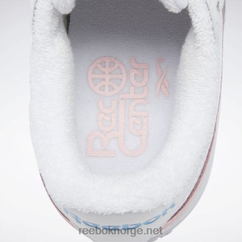 ftwr hvit/rosa glød/strålende aqua 2X42N267 Reebok club c dobbel hevn damesko - Bilde 7