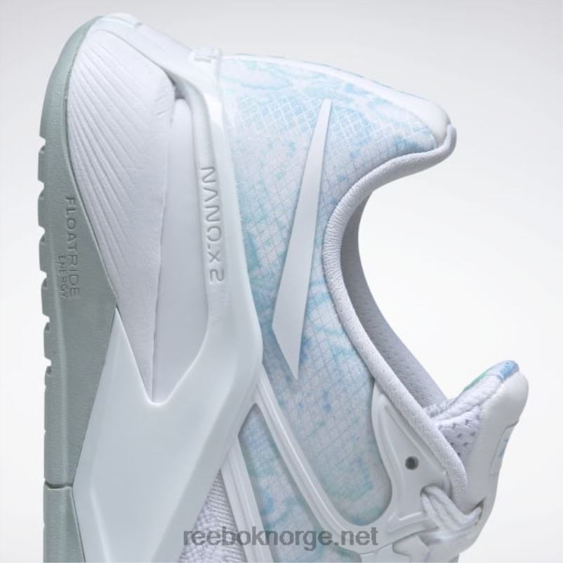 ftwr hvit/sjøsidegrå/hint mint 2X42N180 Reebok nano x2 treningssko for kvinner - Bilde 8