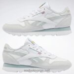 ftwr hvit/sjøsidegrå/kaldgrå 2X42N968 Reebok klassiske damesko i skinn - Bilde 3