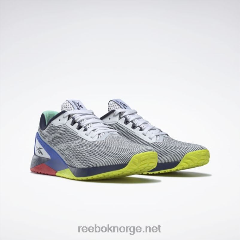 ftwr hvit/vektor marine/baneblå 2X42N1087 Reebok nano x1 grit treningssko for menn - Bilde 3