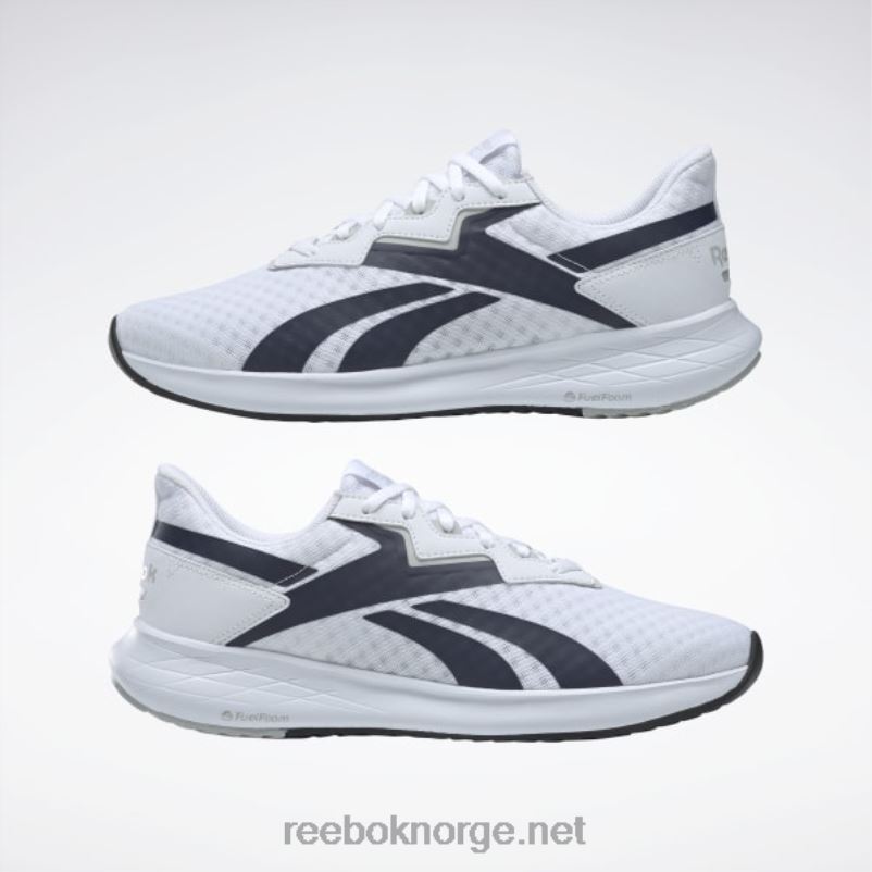 ftwr hvit/vektor marine/ren grå 2 2X42N1191 Reebok energen pluss 2 løpesko for menn - Bilde 3