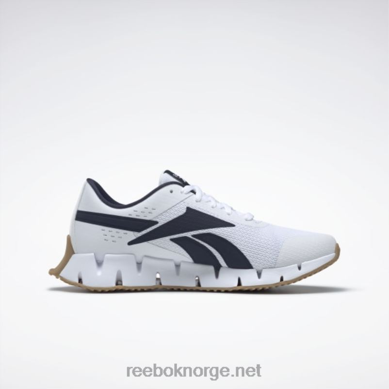 ftwr hvit/vektor navy/reebok gummigummi-04 2X42N1038 Reebok zig dynamica 2 herresko - Bilde 4