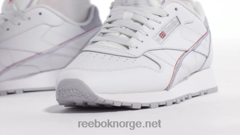 ftwr hvit/vektorblå 2X42N224 Reebok klassisk skinn gjør det til dine sko - Bilde 2