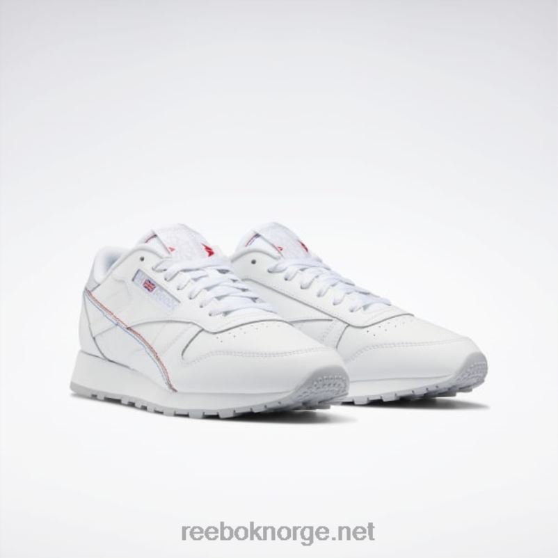 ftwr hvit/vektorblå 2X42N224 Reebok klassisk skinn gjør det til dine sko - Bilde 4