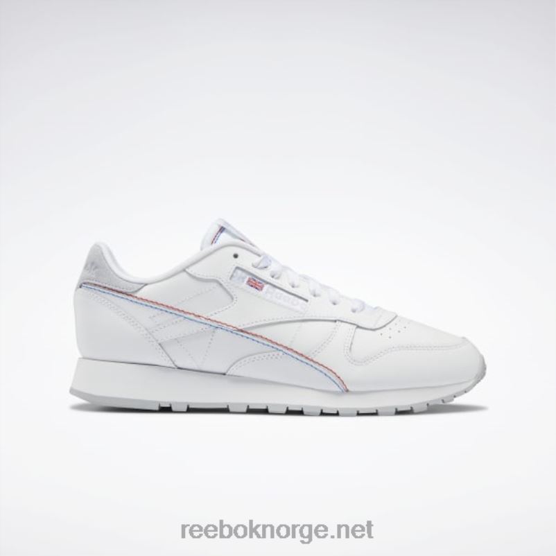 ftwr hvit/vektorblå 2X42N224 Reebok klassisk skinn gjør det til dine sko - Bilde 1