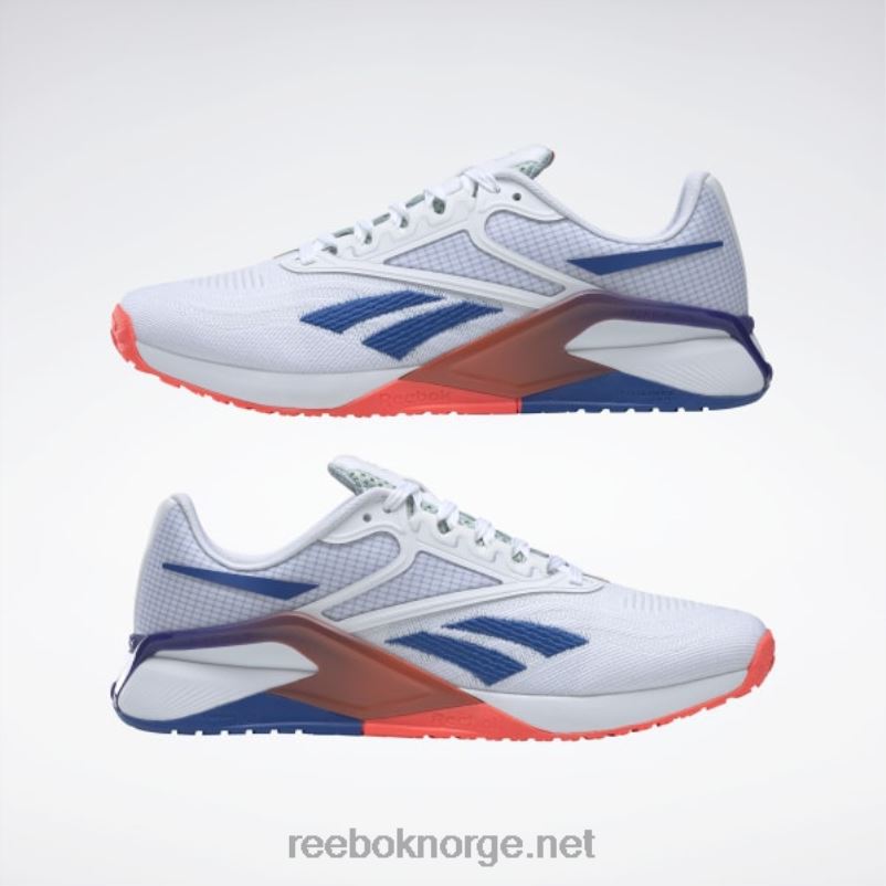 ftwr hvit/vektorblå/oransje bluss 2X42N1046 Reebok nano x2 treningssko for menn - Bilde 3