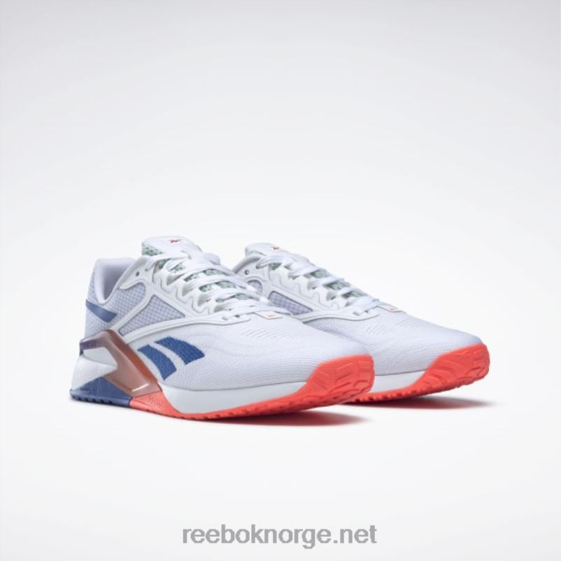 ftwr hvit/vektorblå/oransje bluss 2X42N1046 Reebok nano x2 treningssko for menn - Bilde 5