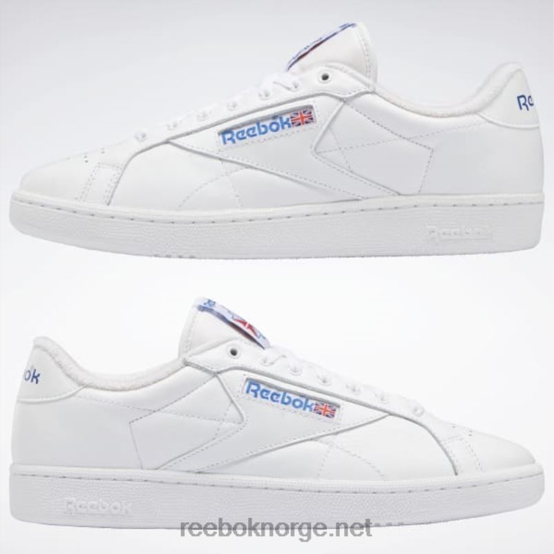 ftwr hvit/vektorblå/vektorrød 2X42N140 Reebok club c grounds sko - Bilde 9