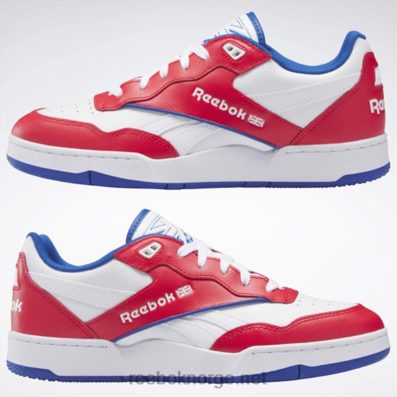 ftwr hvit/vektorrød/vektorblå 2X42N252 Reebok bb 4000 ii basketballsko - Bilde 9