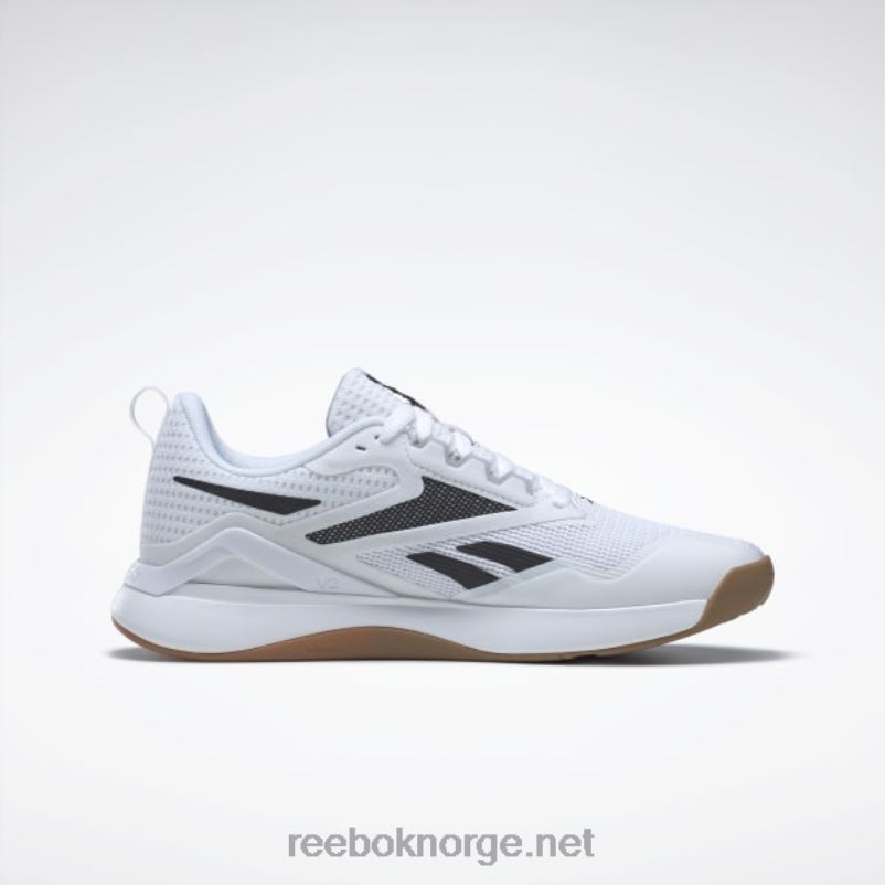 ftwr white/core black/reebok gummigummi-03 2X42N1103 Reebok nanoflex tr 2.0 treningssko for menn - Bilde 2