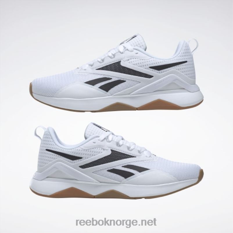 ftwr white/core black/reebok gummigummi-03 2X42N1103 Reebok nanoflex tr 2.0 treningssko for menn - Bilde 9