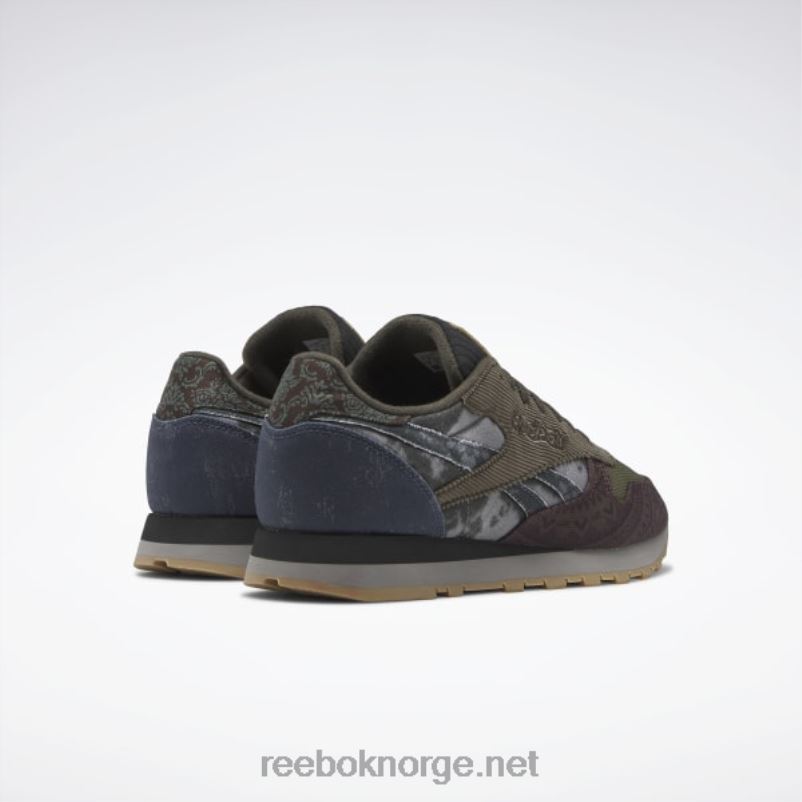 fugemasse f23/frodig jord/smoky indigo 2X42N643 Reebok klassiske skinnsko - Bilde 4