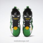 glen green/ftwr white/core black 2X42N149 Reebok hurrikaze ii basketballsko - Bilde 6
