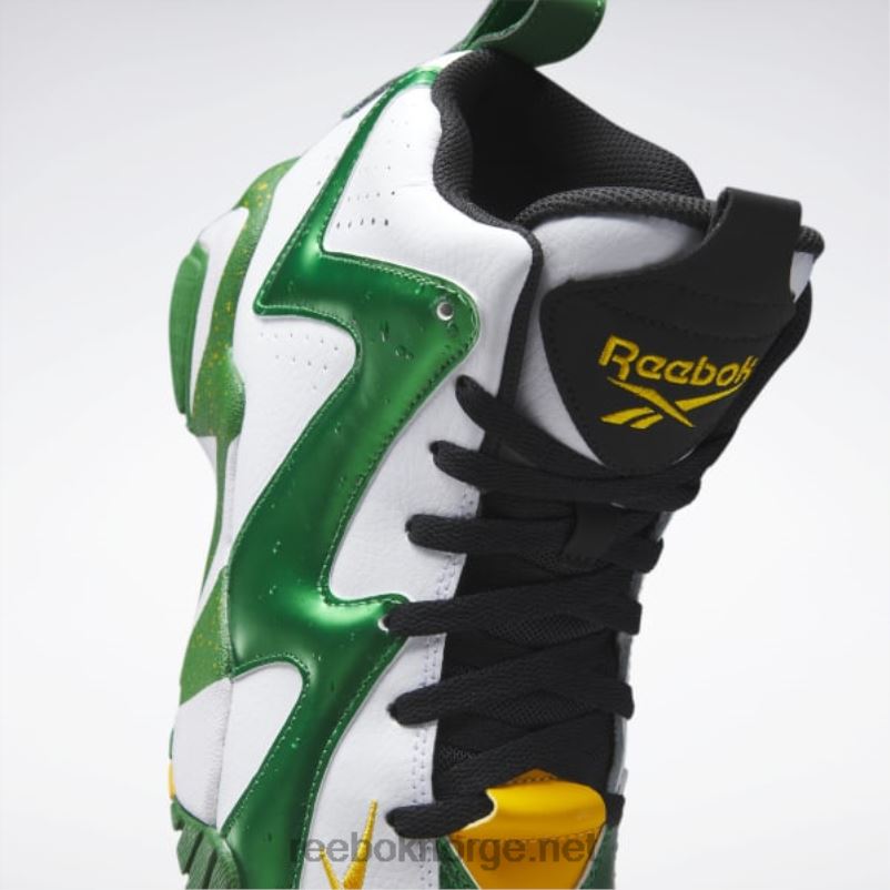 glen green/ftwr white/core black 2X42N149 Reebok hurrikaze ii basketballsko - Bilde 7