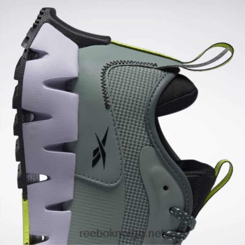 harmoni grønn/kjerne sort/lilla oase 2X42N71 Reebok zig dynamica adventure damesko - Bilde 8