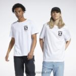 hvit 2X42N859 Reebok menneskerettigheter nå t-skjorte