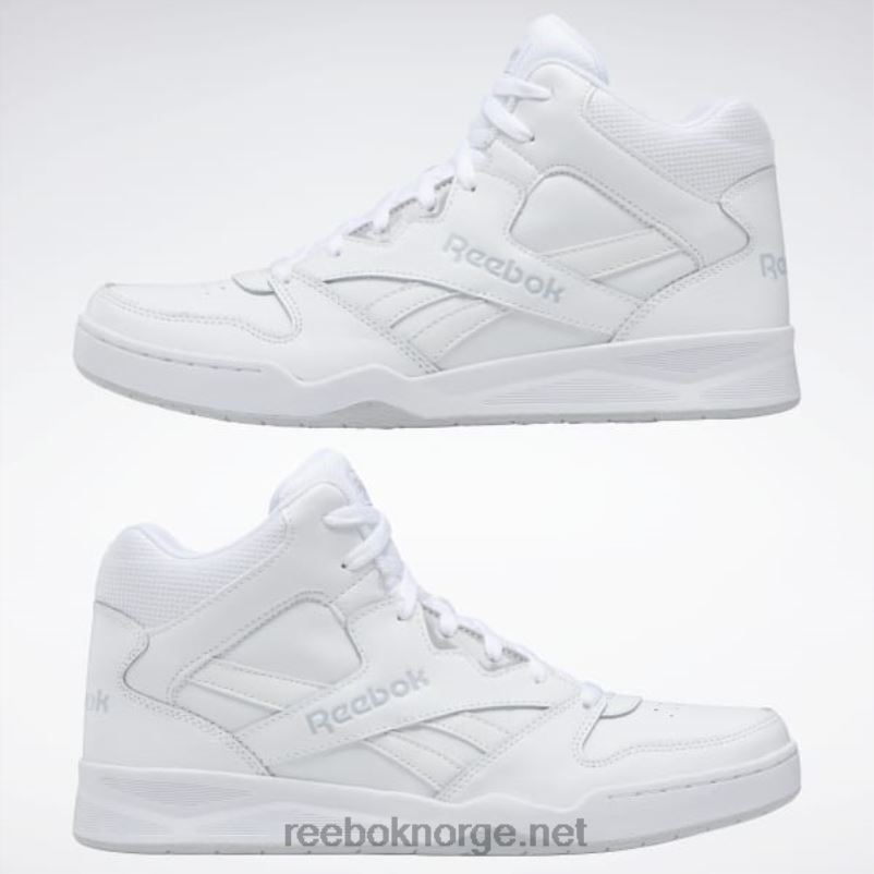 hvit/lgh ensfarget grå 2X42N1064 Reebok royal bb 4500 hi 2 basketballsko for menn - Bilde 3