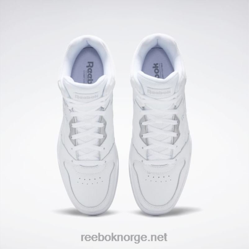 hvit/lgh ensfarget grå 2X42N1064 Reebok royal bb 4500 hi 2 basketballsko for menn - Bilde 8