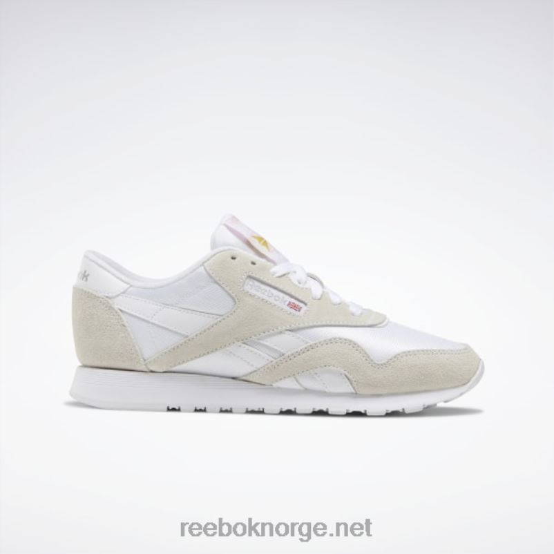 hvit_lys_gra_2x42n467_reebok_klassiske_nylon_damesko.jpg hvit/lys grå 2X42N467 Reebok klassiske nylon damesko - Bilde 1
