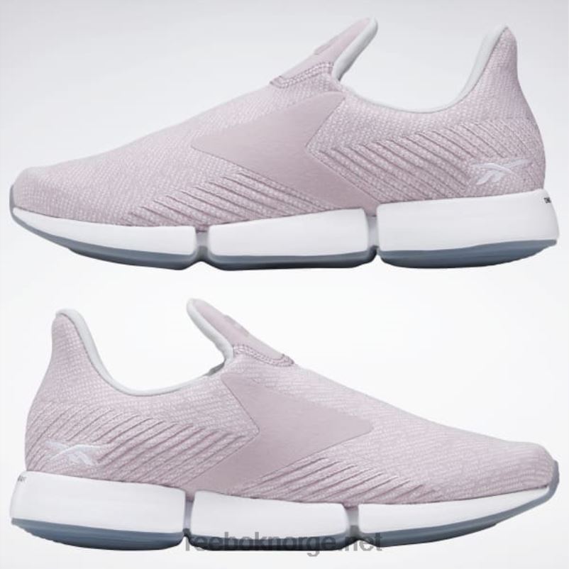 infundert lilla/ren grå 2/hvit 2X42N927 Reebok dailyfit dmx slip-on damesko - Bilde 9