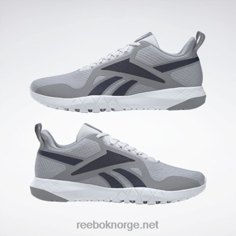 kald grå/vektor marine 2X42N1071 Reebok flexagon force 3 wide 4e treningssko for menn - Bilde 9