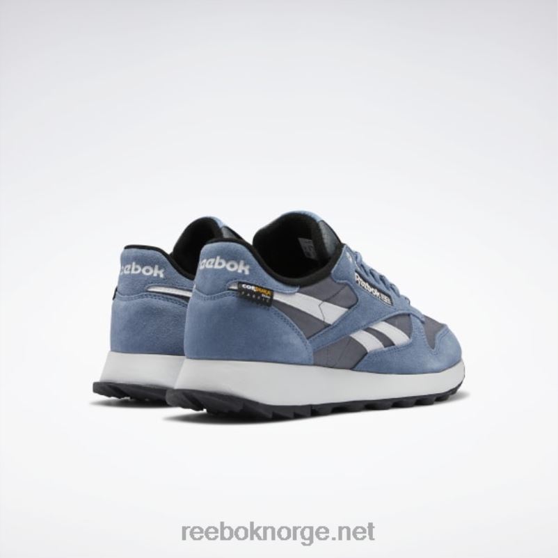 kaldgrå 6/blå skifer/kjerne sort 2X42N39 Reebok klassiske skinnsko - Bilde 6