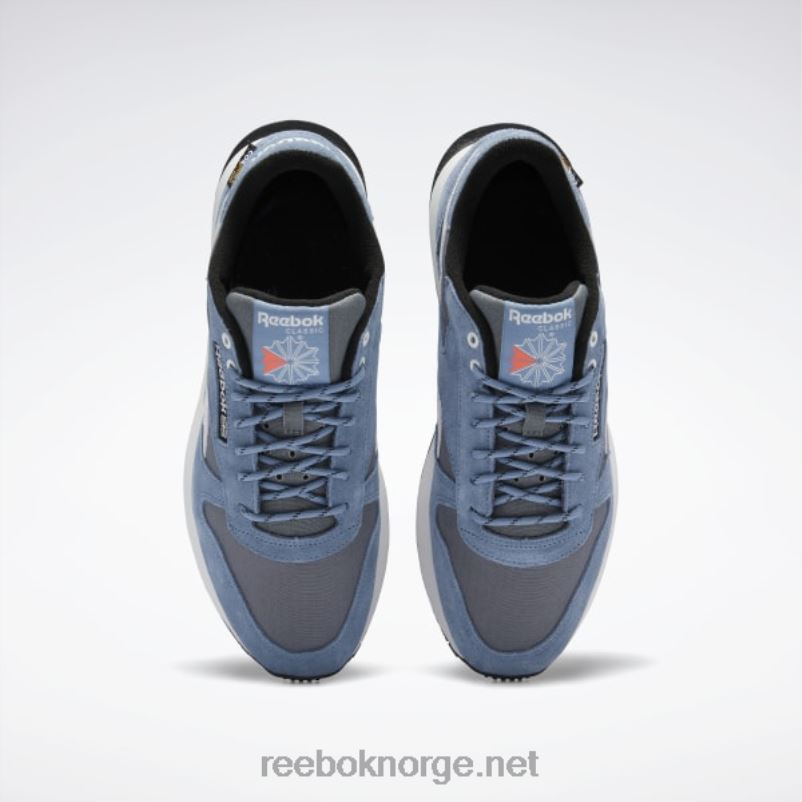 kaldgrå 6/blå skifer/kjerne sort 2X42N39 Reebok klassiske skinnsko - Bilde 8