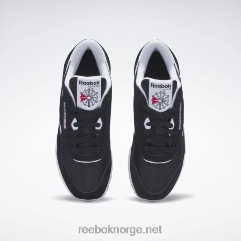 kjerne sort/ftwr hvit 2X42N102 Reebok klassiske nylon damesko - Bilde 6