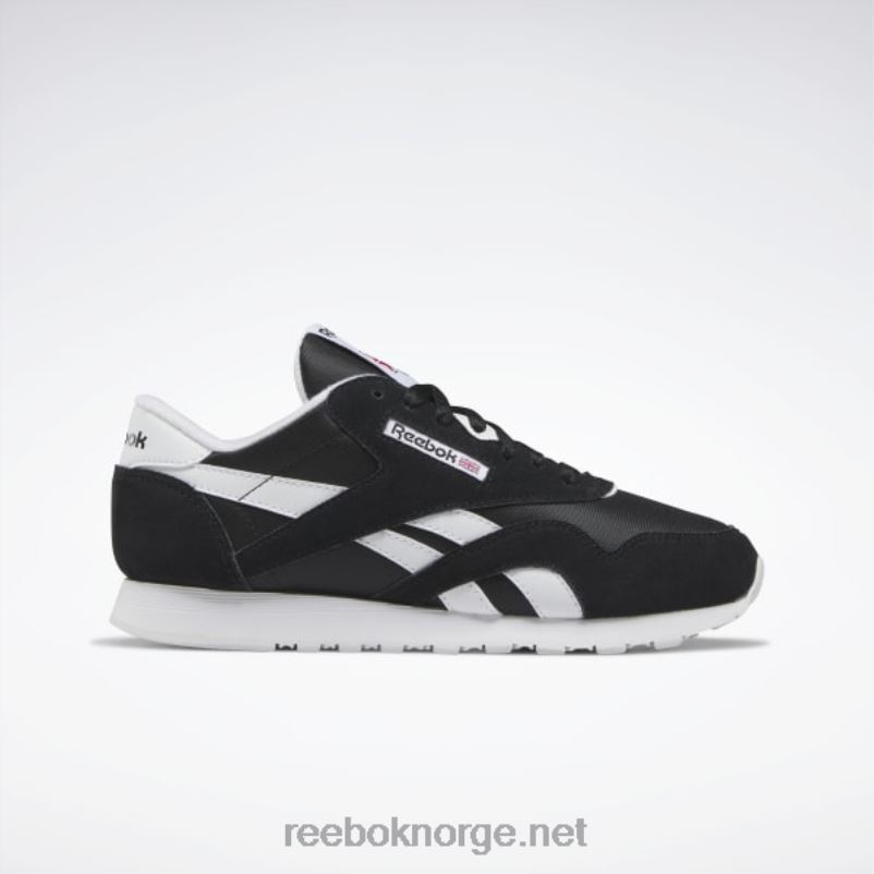 kjerne_sort_ftwr_hvit_2x42n102_reebok_klassiske_nylon_damesko.jpg kjerne sort/ftwr hvit 2X42N102 Reebok klassiske nylon damesko - Bilde 1