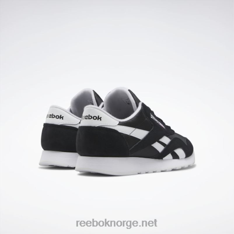 kjerne sort/ftwr hvit 2X42N1035 Reebok klassiske nylon herresko - Bilde 4