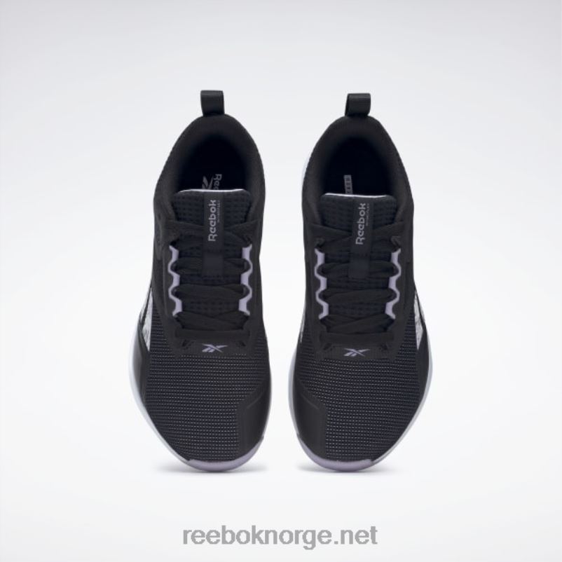 kjerne sort/ftwr hvit/lilla oasis 2X42N136 Reebok nanoflex tr 2.0 treningssko for kvinner - Bilde 6