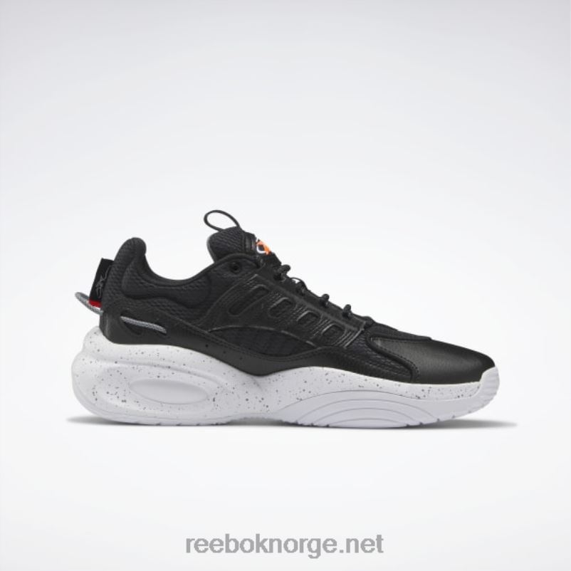 kjerne sort/ftwr hvit/oransje flare 2X42N227 Reebok løsning mid basketball sko - Bilde 2