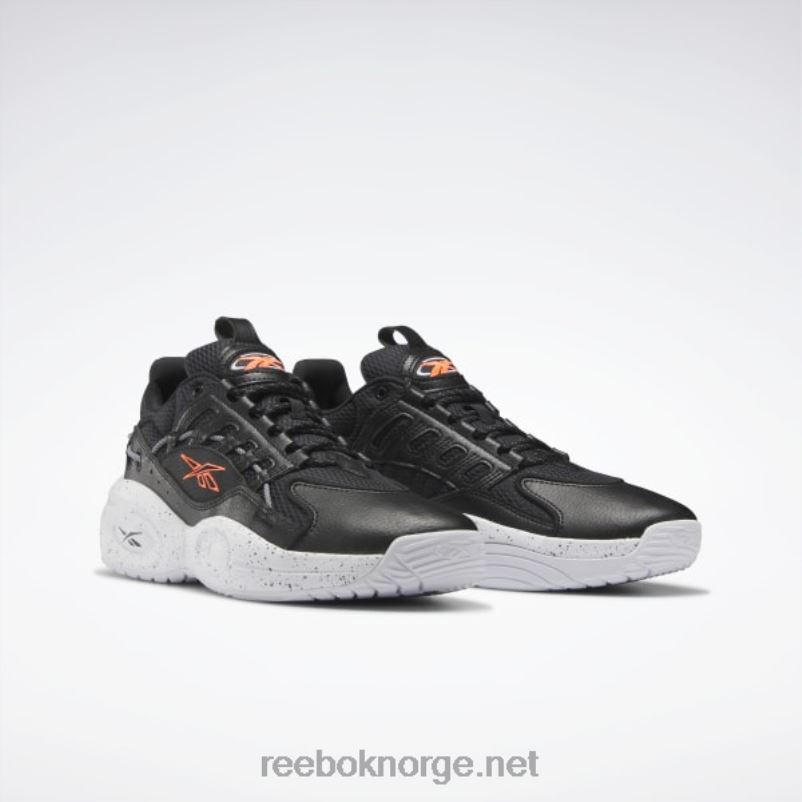 kjerne sort/ftwr hvit/oransje flare 2X42N227 Reebok løsning mid basketball sko - Bilde 3
