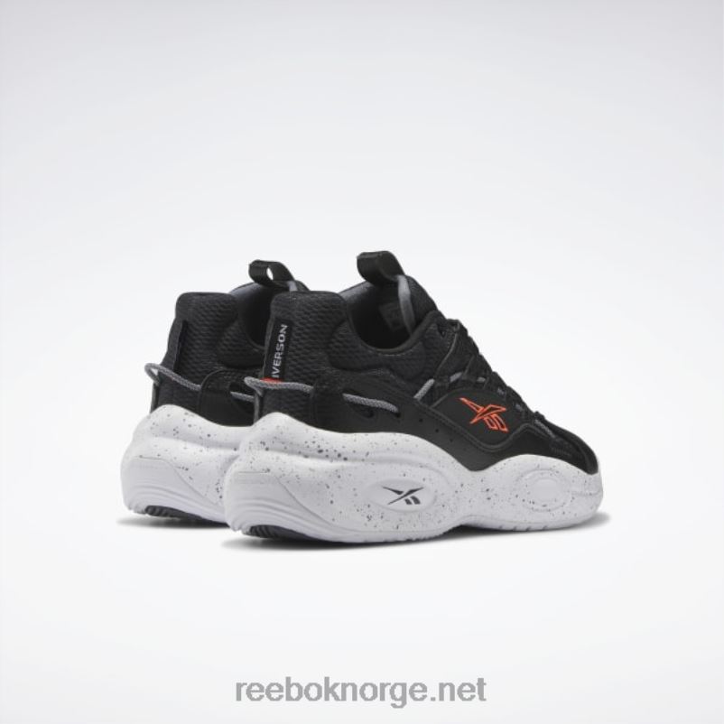 kjerne sort/ftwr hvit/oransje flare 2X42N227 Reebok løsning mid basketball sko - Bilde 4