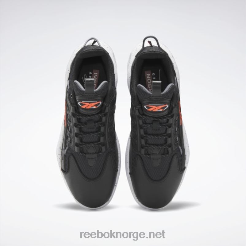 kjerne sort/ftwr hvit/oransje flare 2X42N227 Reebok løsning mid basketball sko - Bilde 6
