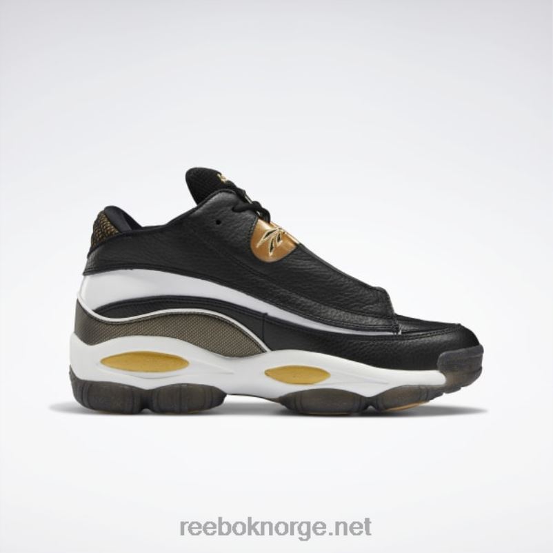 kjerne sort/ftwr hvit/rbk messing 2X42N56 Reebok svaret dmx basketball sko - Bilde 2