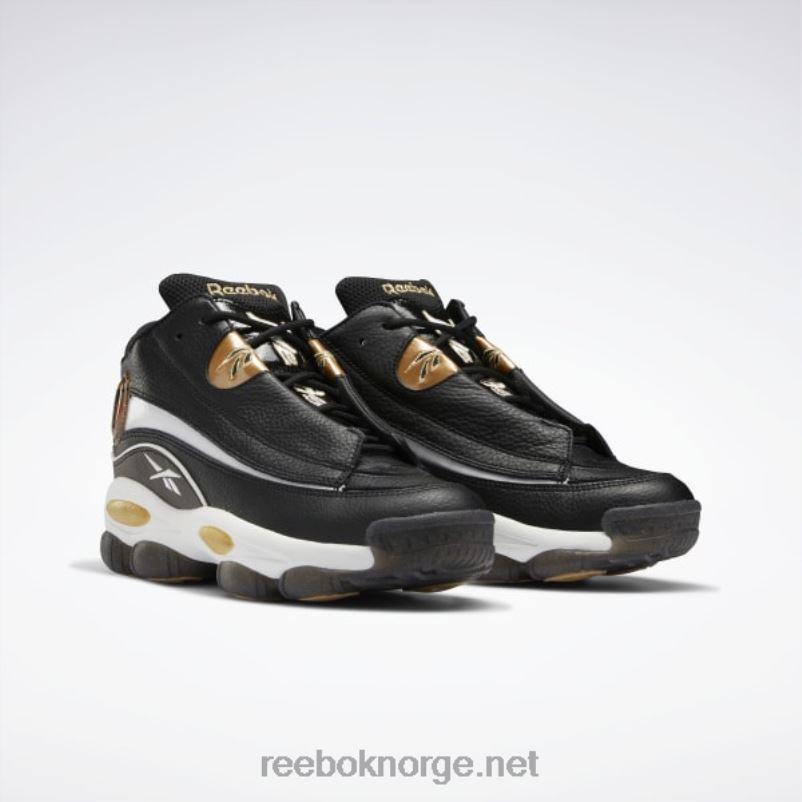 kjerne sort/ftwr hvit/rbk messing 2X42N56 Reebok svaret dmx basketball sko - Bilde 3