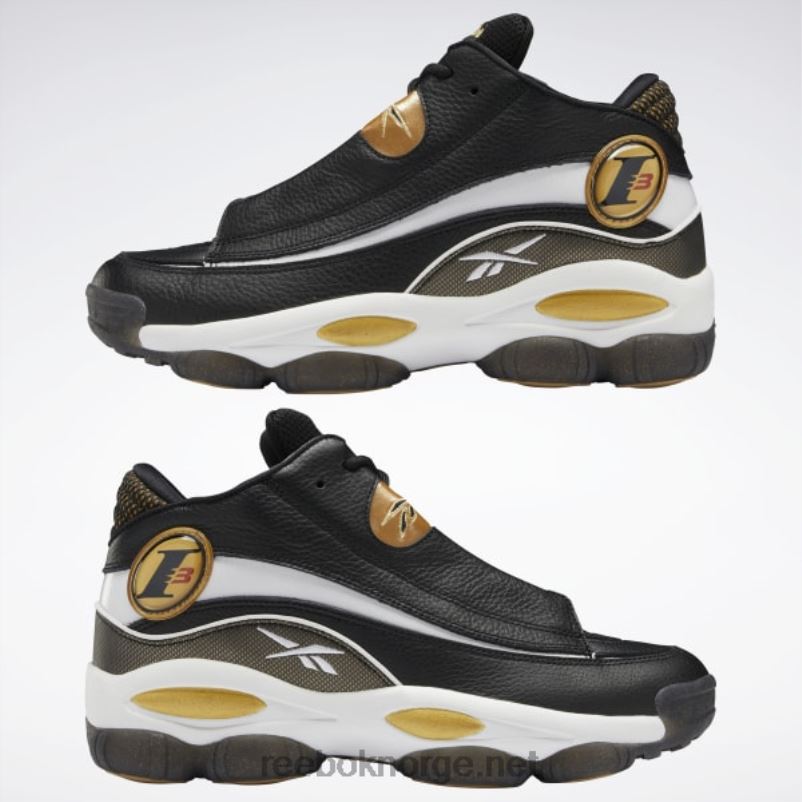 kjerne sort/ftwr hvit/rbk messing 2X42N56 Reebok svaret dmx basketball sko - Bilde 9