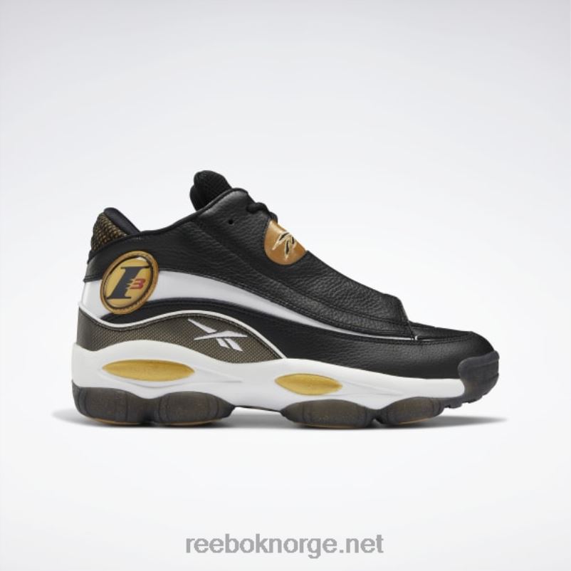 kjerne_sort_ftwr_hvit_rbk_messing_2x42n56_reebok_svaret_dmx_basketball_sko.jpg kjerne sort/ftwr hvit/rbk messing 2X42N56 Reebok svaret dmx basketball sko - Bilde 1
