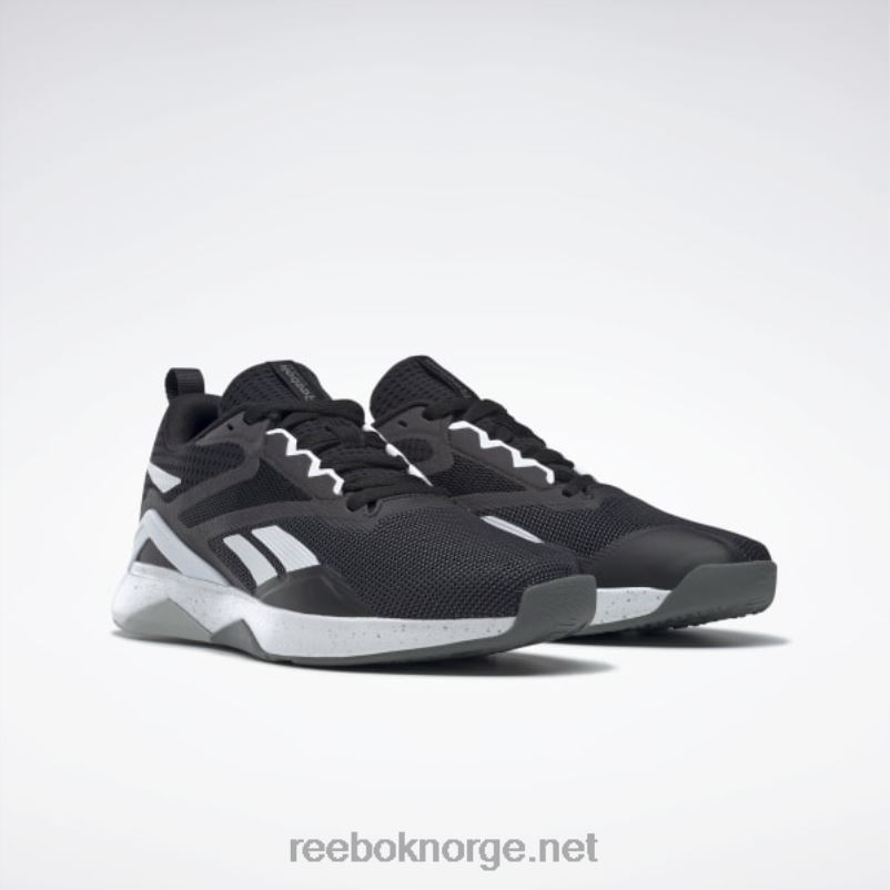 kjerne sort/ftwr hvit/ren grå 6 2X42N1115 Reebok nanoflex tr 2.0 treningssko for menn - Bilde 3