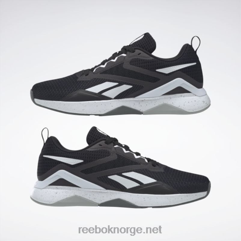 kjerne sort/ftwr hvit/ren grå 6 2X42N1115 Reebok nanoflex tr 2.0 treningssko for menn - Bilde 9